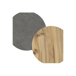 Mueble Mesa TV de Pared Color Antracita-Roble 140x31.6x29.6 cm - 2 Puertas - Estilo Moderno y Funcional.