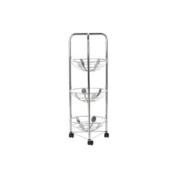 ¡Consigue tu práctico Verdulero Frutero Metálico Cromado! ¡Ordena tu cocina ahora! ¡28x28x74!