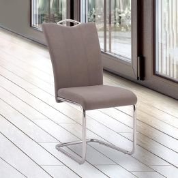 Pack de 4 Sillas Elegantes en Tejido Marengo – Sillas para Comedor y Salón, Dimensiones: 44 x 61 x 98 cm.