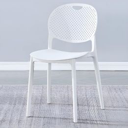 Conjunto Mesa y Sillas Comedor/Cocina: Mesa madera y Patas Metálicas Blancas (76x100x70 Cm) + 5 Sillas (80x40x55 Cm )