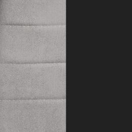 Pack de 6 Sillas Tapizadas para Comedor/Salón – Marengo y Patas Negras en Aluminio, Dimensiones: 40 cm x 42 cm x 96 Cm