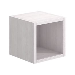 Meyvaser Mueble de salón y TV Conjunto muebles de salón apilable 270 Cm Ancho Color madera y blanco