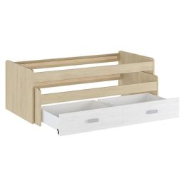 Cama Nido Juvenil Doble con Cajones de Almacenaje – Puccini Andersen, 198.4 cm Largo x 98 cm Ancho x 72 cm Alto