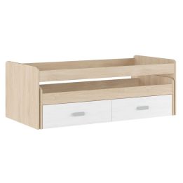Cama Nido Juvenil Doble con Cajones de Almacenaje – Puccini Andersen, 198.4 cm Largo x 98 cm Ancho x 72 cm Alto