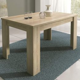 Mesa de Comedor Extensible, Mesa Salón, Robusta, Cambria, 138-198 cm (Largo) x 88 cm (Ancho) x 76 cm (Alto)