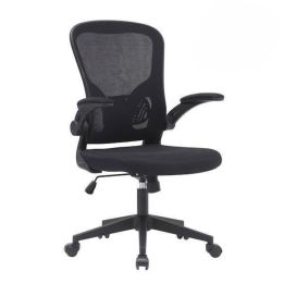 Silla de Oficina Ergonómica con Respaldo en Tejido 3D Negro, Ajustable en Altura - Medidas 63x58x99,5-190,5 cm