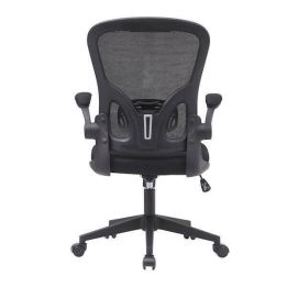 Silla de Oficina Ergonómica con Respaldo en Tejido 3D Negro, Ajustable en Altura - Medidas 63x58x99,5-190,5 cm