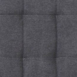 6 Sillas Tapizadas en Tela Gris con Asiento y Respaldo Acolchados, Patas Cromadas - Medidas 45x46x100 cm