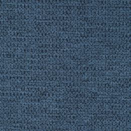 Juego de 4 Sillas con Estructura de Madera Tapizadas en Tela Azul Repelente al Agua y Patas Metálicas -Medidas 43x56x95 cm