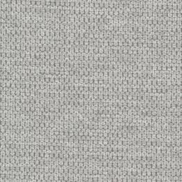 Juego de 4 Sillas Tapizadas en Tela Gris Repelente al Agua con Patas Metálicas en Acabado Crema - Medidas 96x56x40 cm
