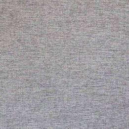 Pack de 2 Sillas Tapizadas en Tela Gris con Patas Negras, Acolchado Cuadrado en Respaldo y Asiento, Medidas 47x62x106.5 cm