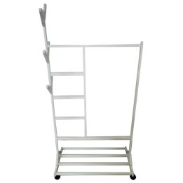 SALDO: Perchero colgador multiusos de bambú blanco