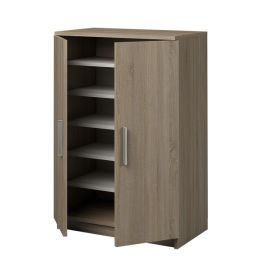 Armario Multiusos Color Roble – Color Blanco – 60 x 90 x 36 cm