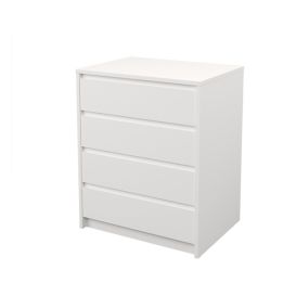 Cómoda Cajonera 4 cajones acabado en blanco. 74cm(alto) 60cm(ancho) 45cm(fondo)