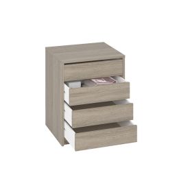 Cajonera 4 cajones | Color: Roble | Medidas: 62 cm x 50 cm x 44 cm mueble dormitorio
