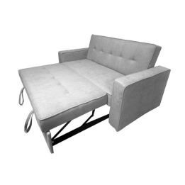 Sofá Cama 2 Plazas con Reposabrazos, Diseño Moderno y Elegante, Color Gris, 167x90x96,5 cm