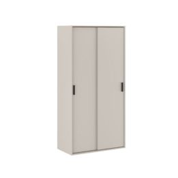 Meyvaser Armario ropero para dormitorio con 2 puertas correderas Color Beige 200x100x50 Cm