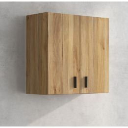 Conjunto de Muebles de Cocina Alto y Bajo de 2 Puertas en Madera Mauvella, 61x61x29 cm y 60x80x34 Cm