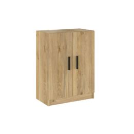 Conjunto de Muebles de Cocina Alto y Bajo de 2 Puertas en Madera Mauvella, 61x61x29 cm y 60x80x34 Cm