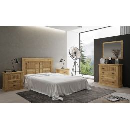 Cabezal para Cama de Matrimonio con patas, Color Mauvella Rayas, Medidas: 160 cm (Ancho) x 119,3 cm (Alto) x 3,8 cm (Fondo)