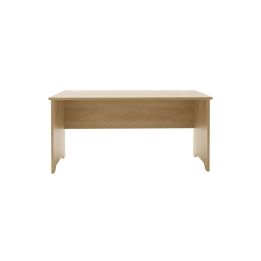 Mesa de Oficina Sin Cajón, Color Cambria, 150x75x75 cm - Espacio Amplio y Elegante